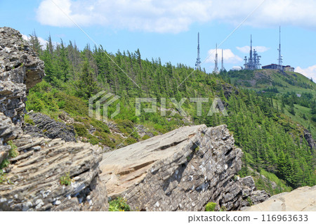 Summer view of Utsukushigahara Plateau from Ogahana 116963633