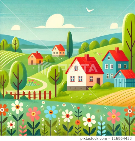 春天風景 116964433