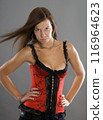 Young woman in corset 116964623