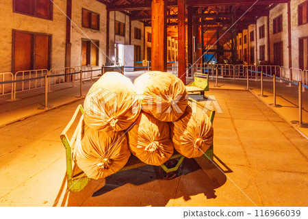 [Gunma Prefecture] World Heritage Site Tomioka Silk Mill - National Treasure East Cocoon Warehouse - Interior 116966039