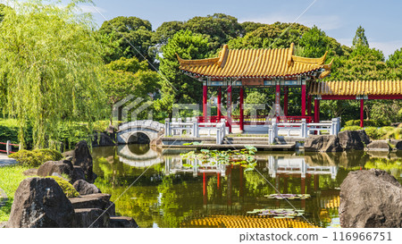 Scenery of Japanese Chinese garden "Shenzhuen" [Kanagawa Prefecture Kawasaki City] 116966751