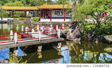 日式中國園林“神主園”的風景【神奈川縣川崎市】 116966758