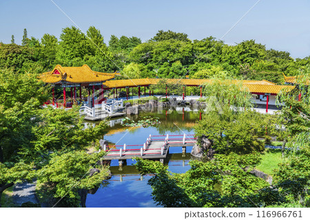 Scenery of Japanese Chinese garden "Shenzhuen" [Kanagawa Prefecture Kawasaki City] 116966761