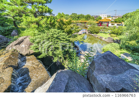 Scenery of Japanese Chinese garden "Shenzhuen" [Kanagawa Prefecture Kawasaki City] 116966763