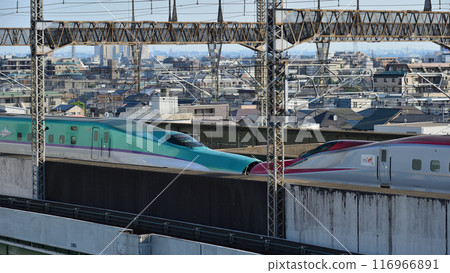 鐵道博物館列車平台的新幹線 E5 和 E6 系列 鐵道博物館列車平台的新幹線 E5 和 E6 系列 116966891