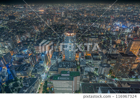 [Night view] Sunshine 60 Observatory View to the northeast [Top 100 Night Views, Japan Night View Heritage] 116967324