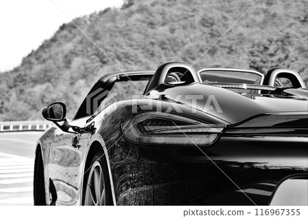 A shiny black convertible 116967355