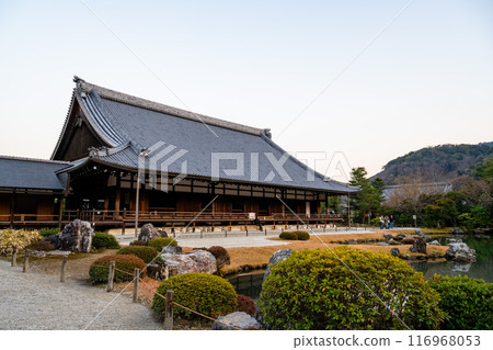 Visit Kyoto, Arashiyama, Tenryuji Temple, Kyoto, Sogenchi Flower Garden. Kyoto United Nations Educational Culture Organization World Heritage. 116968053