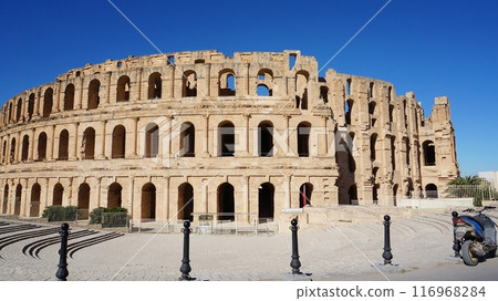 Exterior of El Jem Amphitheatre [Tunisia] 116968284
