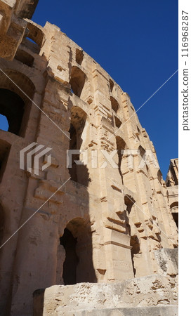 Exterior of El Jem Amphitheatre [Tunisia] 116968287