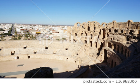 El Jem 露天劇場風景與競技場 [突尼斯] 116968300