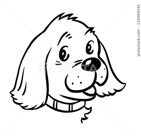 Portrait of a cute puppy dog Portrait of a cute puppy dog 116969544