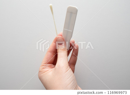 Coronavirus test and protective surgical face mask for protection against covid-19. 116969973