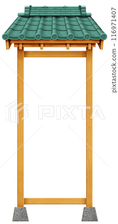 Material: Tile roof sign Material: Tile roof sign 116971407