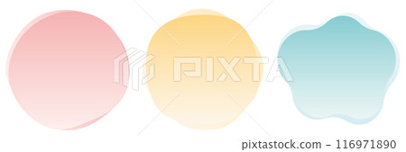 形狀抽象形狀多彩裝飾套裝 116971890