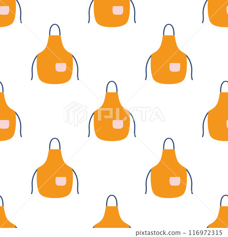 kitchen apron seamless pattern 116972315