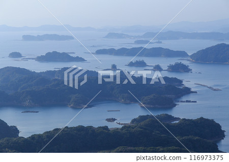 長崎佐世保的九十九島，從天海峰眺望 116973375