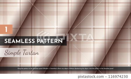 Seamless Simple Tartan Pattern Seamless Simple Tartan Pattern 116974230
