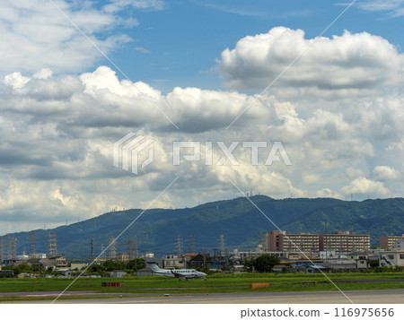 Midsummer scenery seen from Yao Airport 116975656
