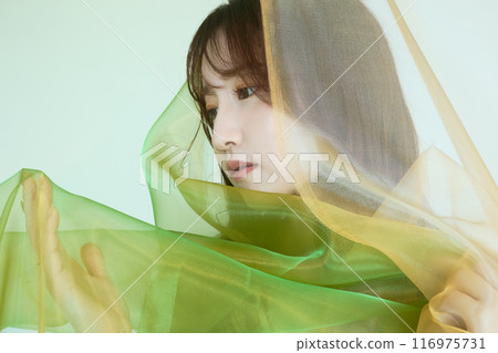 Summer woman portrait Summer woman portrait 116975731
