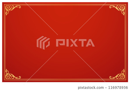Retro antique frame design 116978936