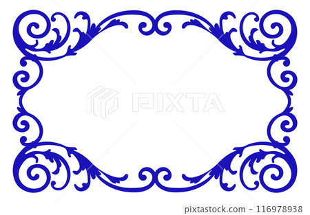 Retro antique frame design 116978938