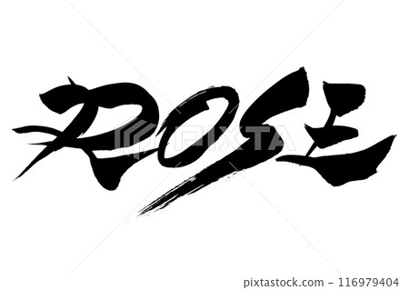 Calligraphy ROSE 116979404