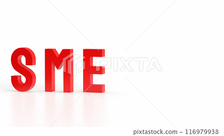 The sme text for Business concept 3d rendering. The sme text for Business concept 3d rendering. 116979938