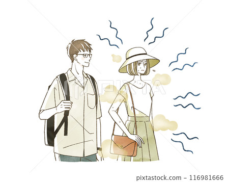 Women who are concerned about their body odor 116981666