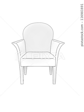 simple chair illustration simple chair illustration 116981691