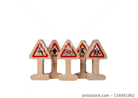 PNG road signs isolated on white background. PNG road signs isolated on white background. 116981862