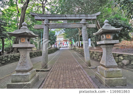 The Setsubun approach to Kuzuhara Hachiman Shrine in Kokuraminami Ward, Kitakyushu City 116981863