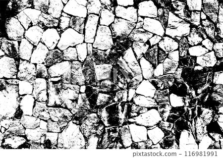Stone wall vector overlay background texture Stone wall vector overlay background texture 116981991