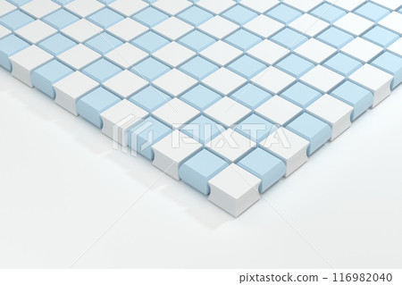Creative blue and white cubes background, 3d Creative blue and white cubes background, 3d 116982040