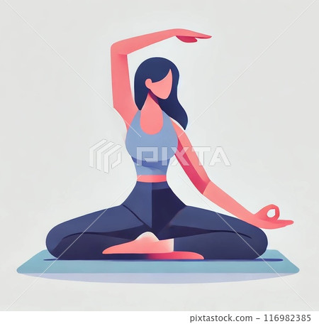 做瑜伽的女人 做瑜伽的女人 116982385