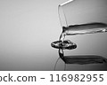 water splashing into glass 116982955