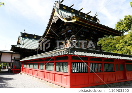 [群馬縣板倉町指定重要文化遺產、板倉「雷電神社（本宮）」正殿] 116983300