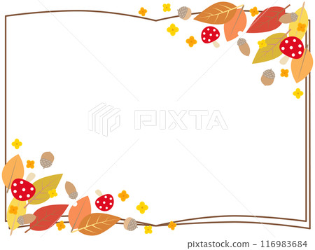 佈滿落葉的書架的背景插圖,非常適合秋天 佈滿落葉的書架的背景插圖,非常適合秋天 116983684