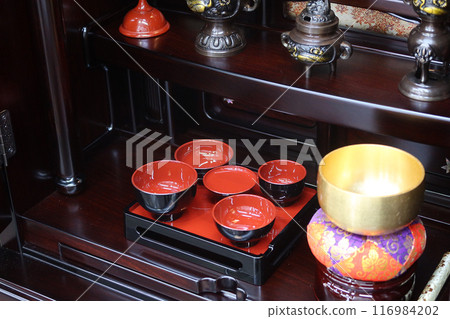 佛壇上的碗 盂蘭盆祭祖圖二 佛壇上的碗 盂蘭盆祭祖圖二 116984202