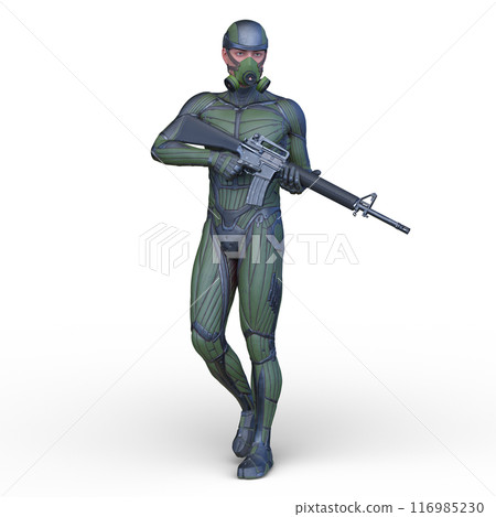 Cyber warrior 116985230
