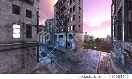 ruined city 116985442