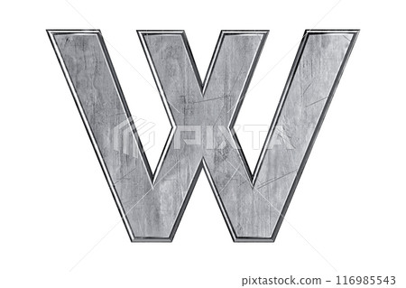 Letters made of metal 116985543