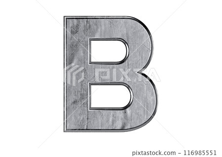 Letters made of metal 116985551
