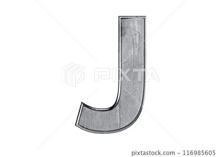 Letters made of metal 116985605