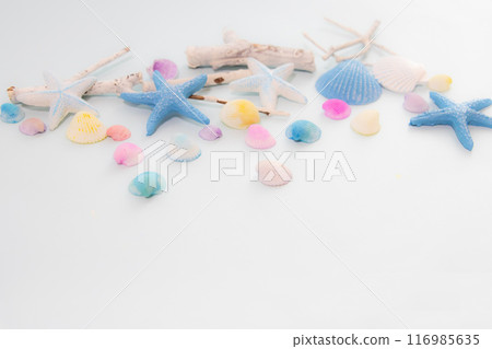 夏季海邊圖像背景 夏季海邊圖像背景 116985635