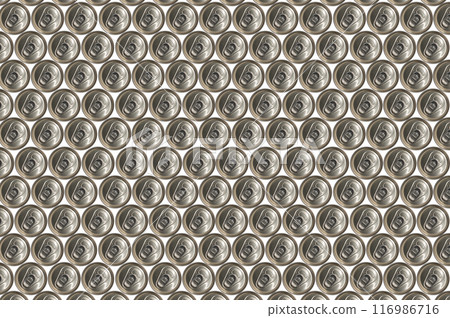 Tops of soda cans. Aluminum cans of soda background. Tops of soda cans. Aluminum cans of soda background. 116986716