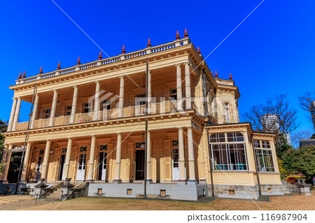 東京台東區池之端、秋天的舊岩崎家庭園區（西式建築） 116987904