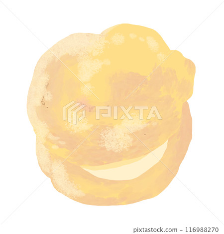奶油泡芙的圖像插圖 116988270