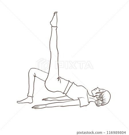 運動的女性 運動的女性 116989804