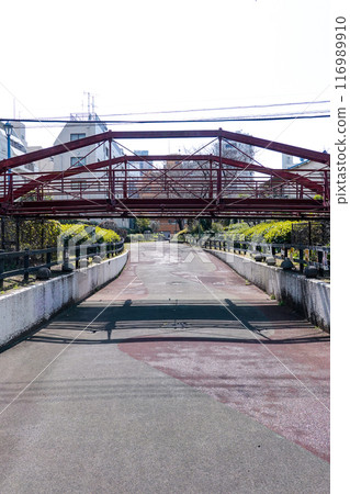 東京第一座鐵橋八幡橋,也稱為舊壇上橋(東京都江東區) 東京第一座鐵橋八幡橋,也稱為舊壇上橋(東京都江東區) 116989910